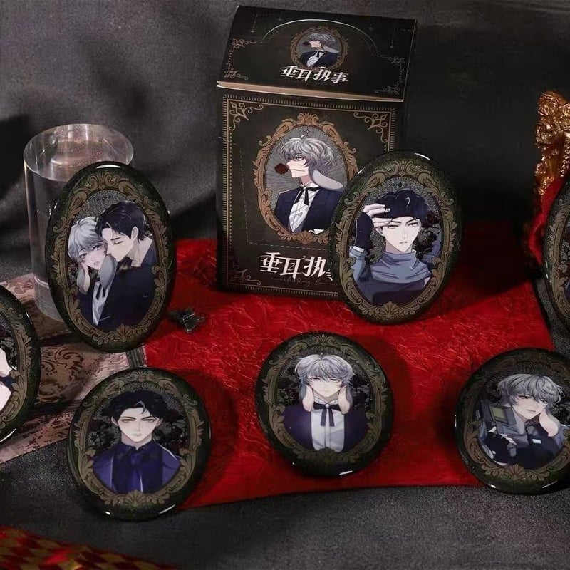 [Genuine Official Valley] Cute Animation Second-Dimensional Whispering Blue Prison Fifth-Class Blind Box Blind Chest Badge - Image 1